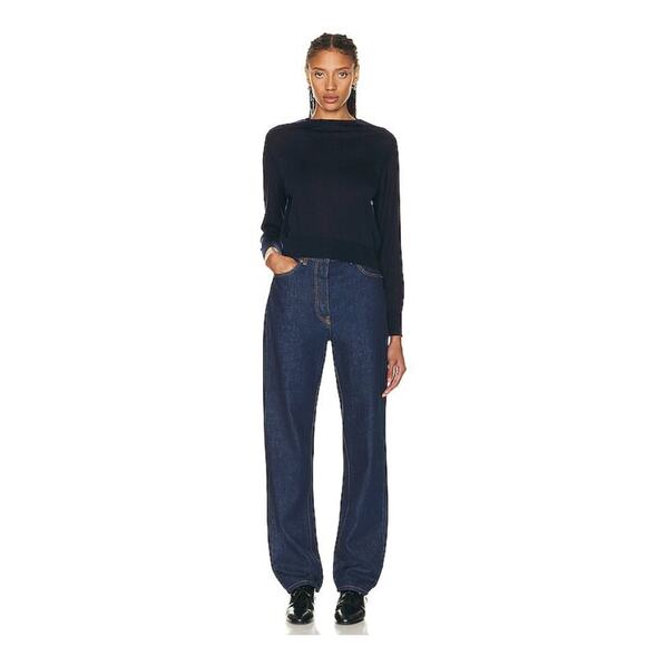 The Row Denim - THE ROW Sz 6 Borjis Jeans Indigo High Rise Straight NWT